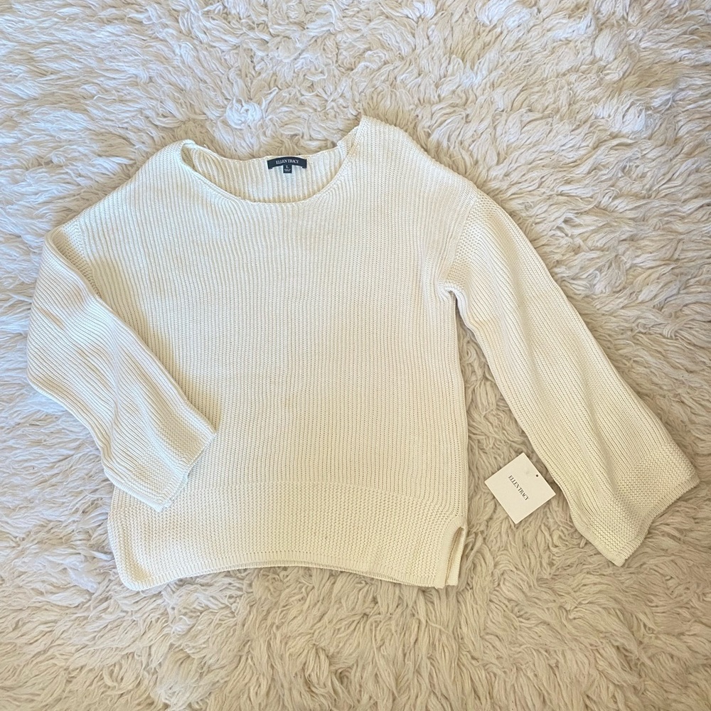 Ellen Tracy Cream sweater